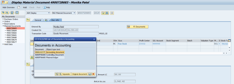 Migo Tcode MIGO – Stock Upload and Reversal (Process-TCODEs) – MP's S/4HANA